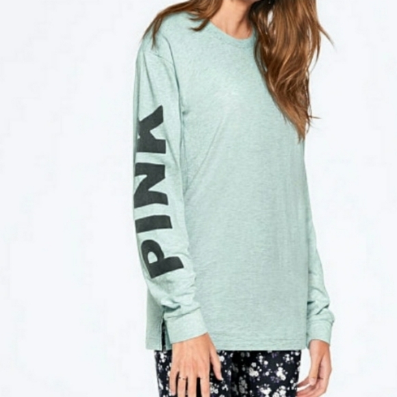 PINK Victoria's Secret Tops - PINK VICTORIA'S SECRET LONG SLEEVE SIZE L